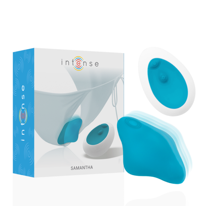 INTENSE - SAMANTHA PANTIE CONTROL REMOTO AZUL - CandyHot - Foto 1