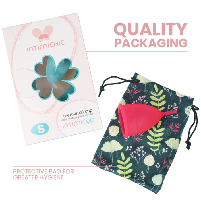 INTIMICHIC - COPA MENSTRUAL SILICONA MEDICA - TALLA S - CandyHot - Foto 2