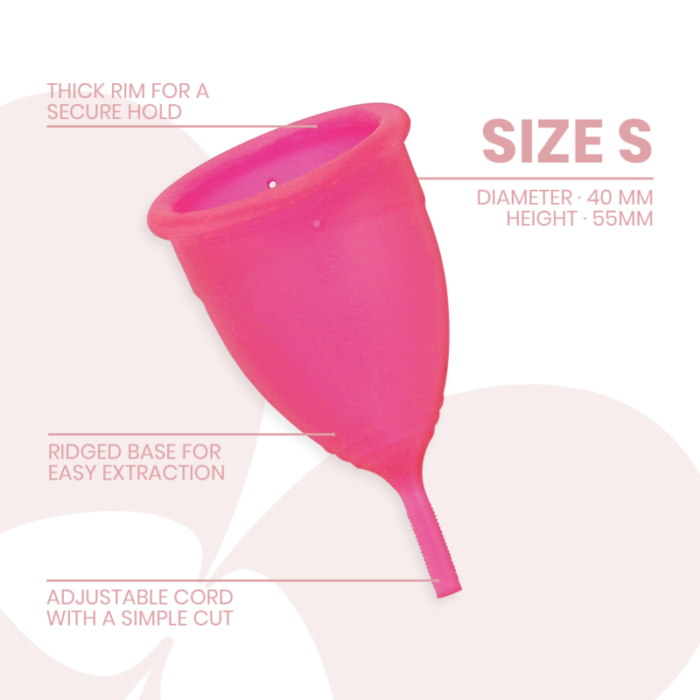 INTIMICHIC - COPA MENSTRUAL SILICONA MEDICA - TALLA S - CandyHot - Foto 3