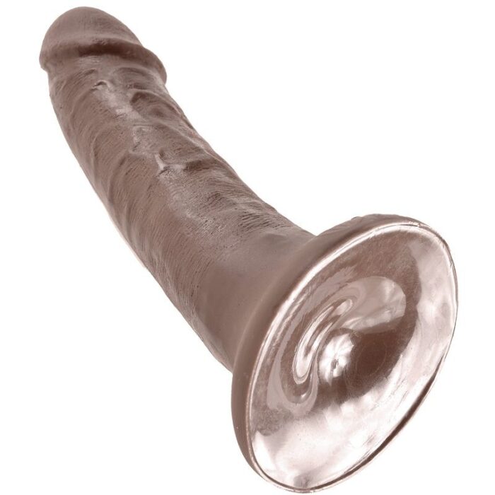 KING COCK 6" PENE MARRÓN 15.2 CM - CandyHot - Foto 5