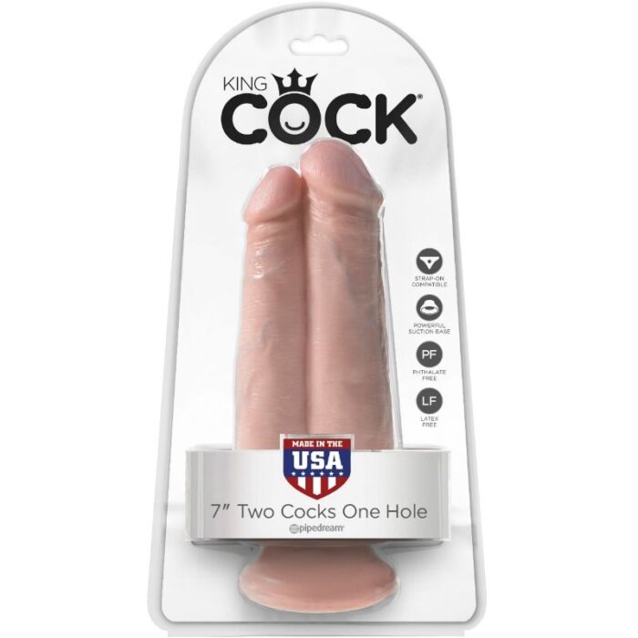 KING COCK - DOBLE PENETRACIÓN 20.3 CM - CandyHot - Foto 3