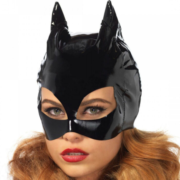 LEG AVENUE - MÁSCARA DE CATWOMAN VINILO NEGRO - CandyHot - Foto 1