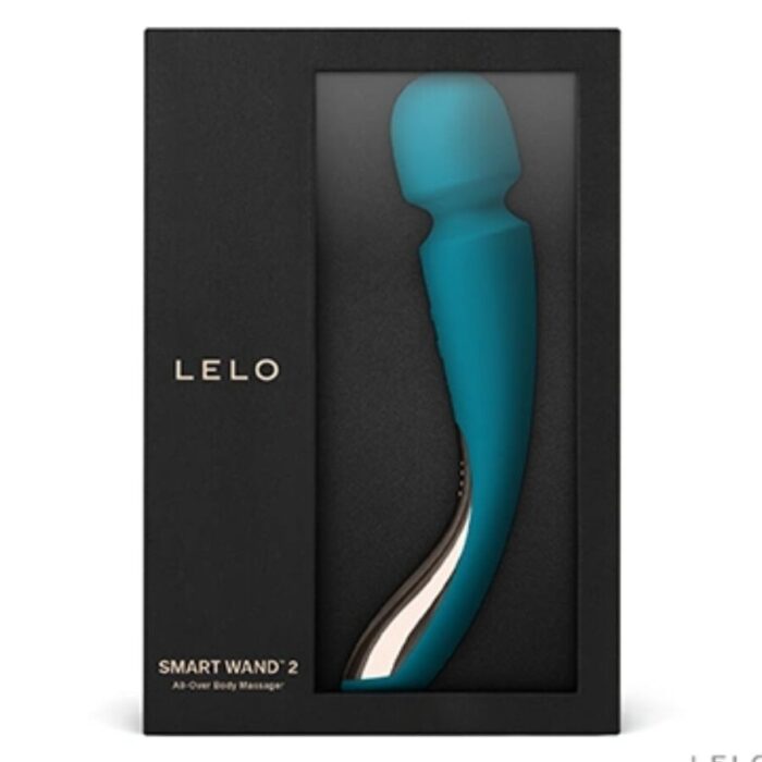 LELO - MASAJEADOR SMART MEDIUM WAND 2 VERDE AGUA - CandyHot - Foto 2