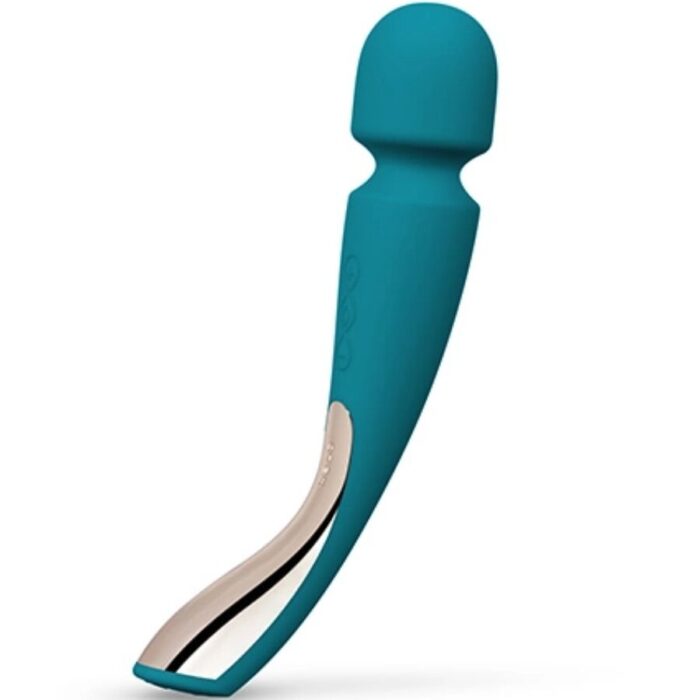 LELO - MASAJEADOR SMART MEDIUM WAND 2 VERDE AGUA - CandyHot - Foto 1