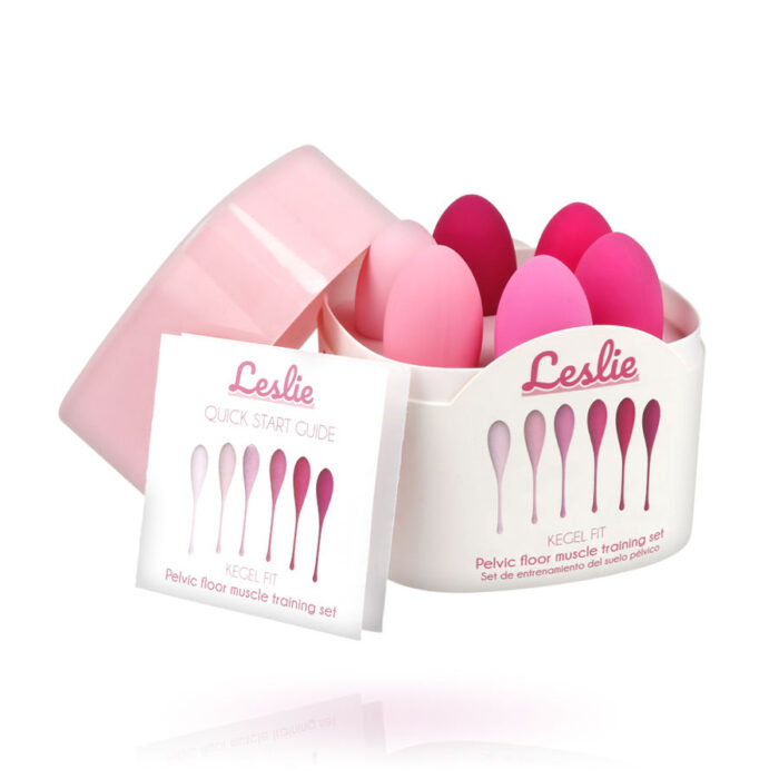 LESLIE - KEGEL FIT ENTREGADOR SUELO PELVICO 6 PESOS - CandyHot - Foto 1