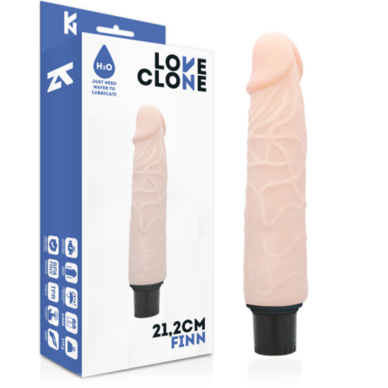 LOVECLONE - FINN VIBRADOR REALÍSTICO SELF LUBRICATION 21.2 CM -O- 3.8 CM - CandyHot - Foto 1