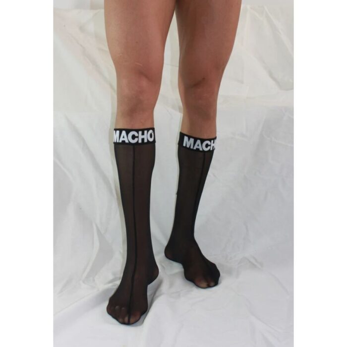 MACHO - CALCETINES FINOS NEGRO TALLA ÚNICA - CandyHot - Foto 4