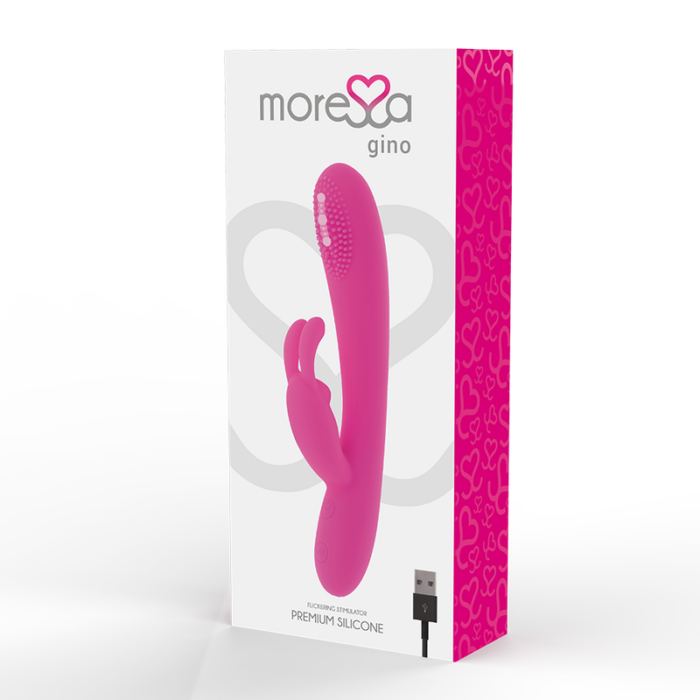 MORESSA - GINO TICKLING VAGINAL PREMIUM SILICONE RECARGABLE - CandyHot - Foto 4