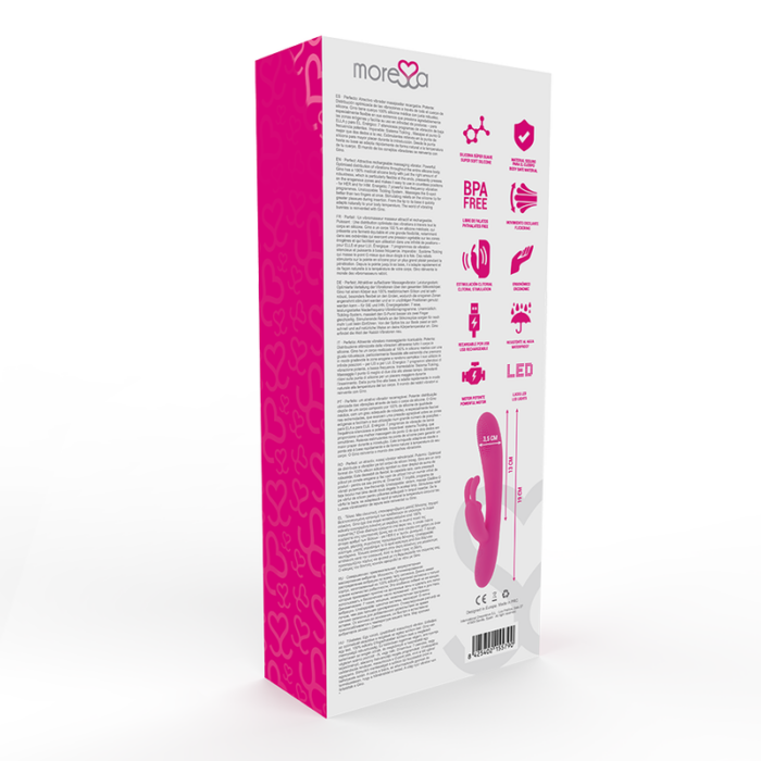 MORESSA - GINO TICKLING VAGINAL PREMIUM SILICONE RECARGABLE - CandyHot - Foto 5