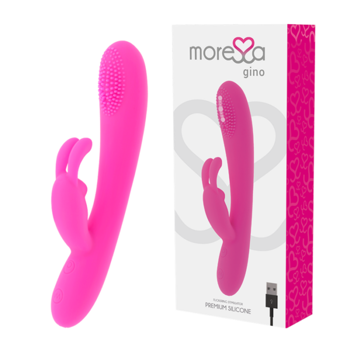 MORESSA - GINO TICKLING VAGINAL PREMIUM SILICONE RECARGABLE - CandyHot - Foto 1
