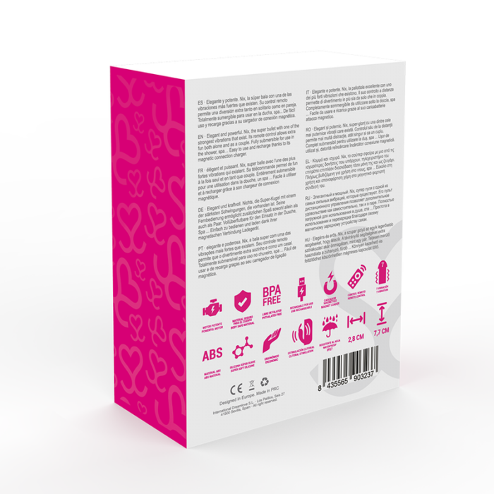 MORESSA - NIX POTENTE VIBRADOR MULTI JUEGOS CONTROL REMOTO ROSA - CandyHot - Foto 4