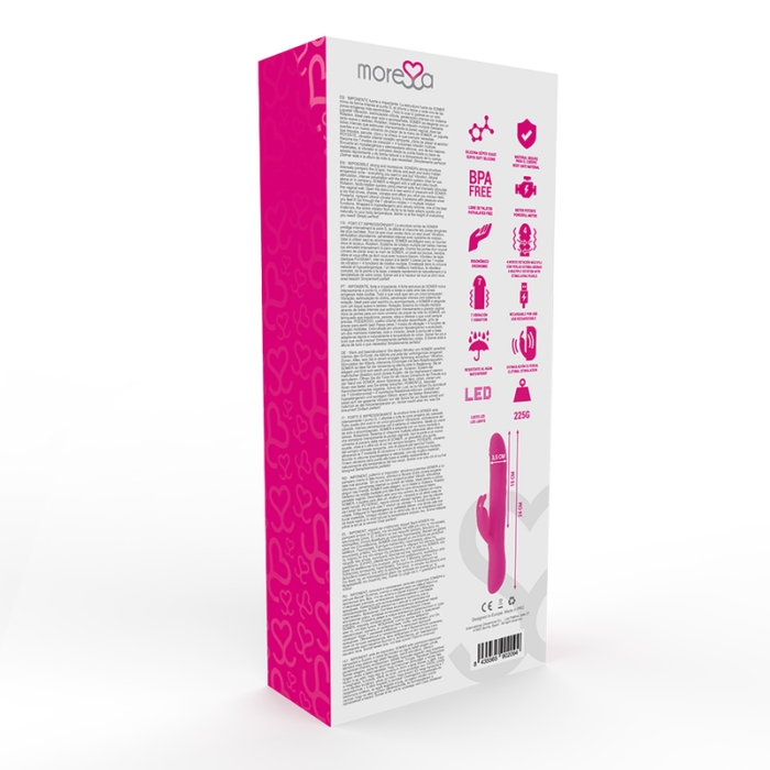 MORESSA - SOMER ROTADOR PERLADO Y POTENTE VIBRACIÓN SILICONA PREMIUM - CandyHot - Foto 5