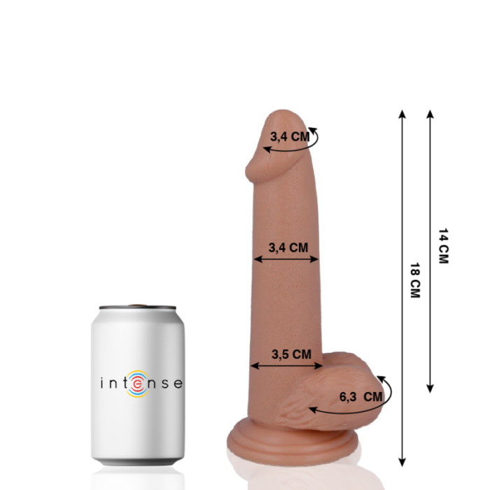 MR INTENSE - 10 PENE REALÍSTICO 18 CM -O- 3.4 CM - CandyHot - Foto 2