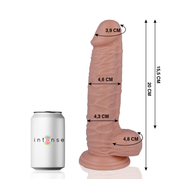 MR INTENSE - 20 PENE REALÍSTICO 20 CM -O- 4.6 CM - CandyHot - Foto 2