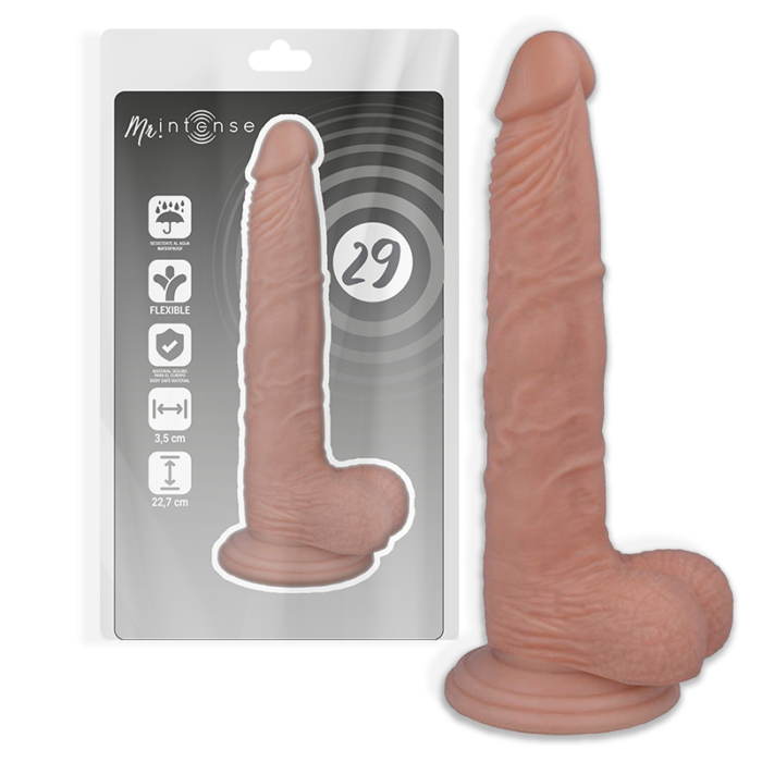 MR INTENSE - 29 PENE REALÍSTICO 22.7 CM -O- 3.5 CM - CandyHot - Foto 1