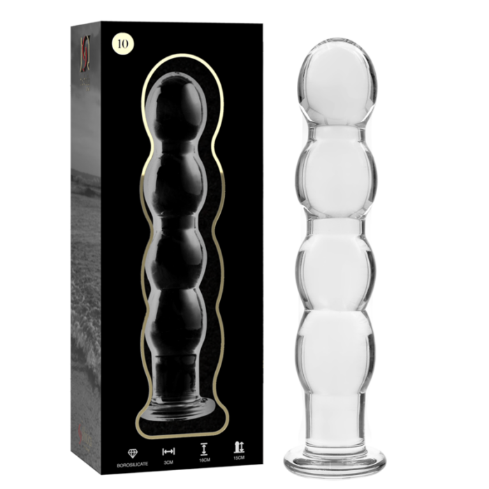NEBULA SERIES BY IBIZA - MODELO 10 DILDO CRISTAL TRANSPARENTE 16.5 CM -O- 3.5 CM - CandyHot - Foto 1