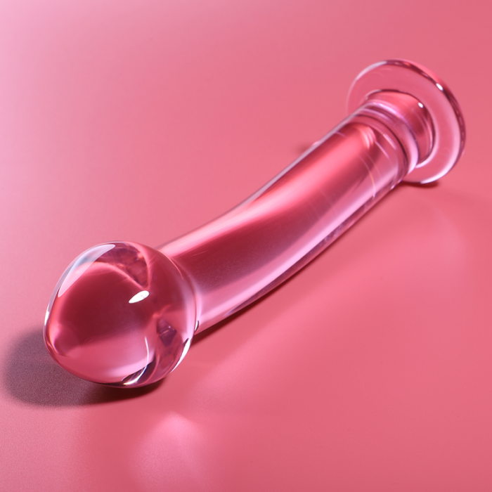 NEBULA SERIES BY IBIZA - MODELO 11 DILDO CRISTAL ROSA 16 CM -O- 3 CM - CandyHot - Foto 2