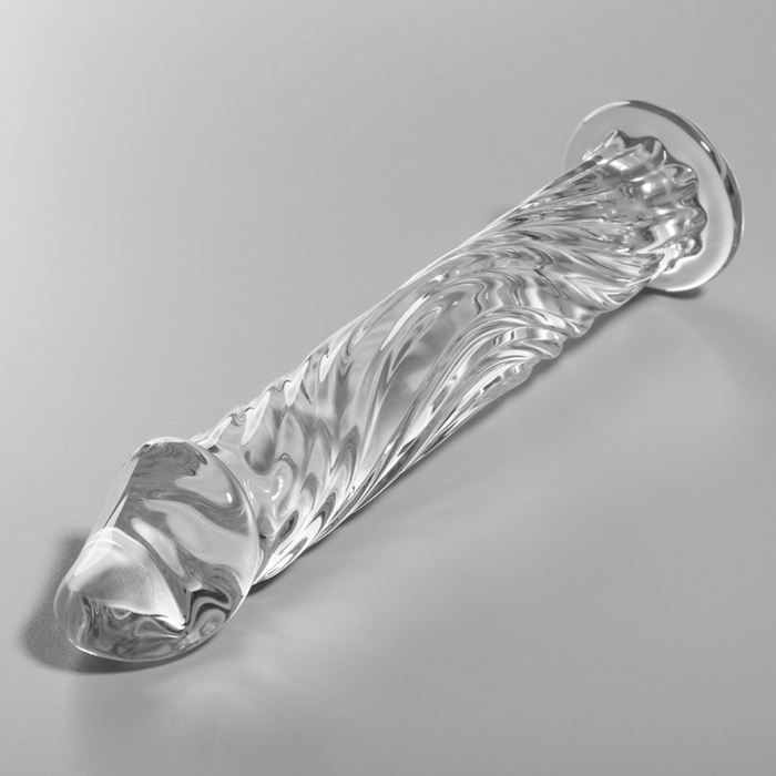 NEBULA SERIES BY IBIZA - MODELO 12 DILDO CRISTAL TRANSPARENTE 17 CM -O- 3.5 CM - CandyHot - Foto 2