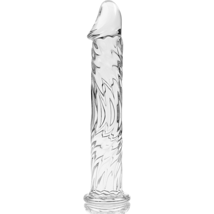 NEBULA SERIES BY IBIZA - MODELO 12 DILDO CRISTAL TRANSPARENTE 17 CM -O- 3.5 CM - CandyHot - Foto 5