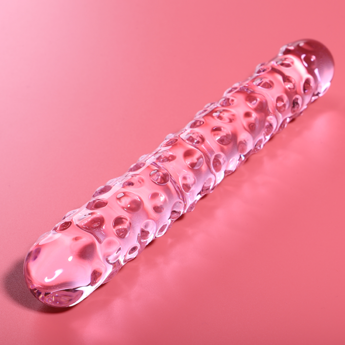 NEBULA SERIES BY IBIZA - MODELO 15 DILDO CRISTAL ROSA 18.5 CM -O- 3 CM - CandyHot - Foto 2