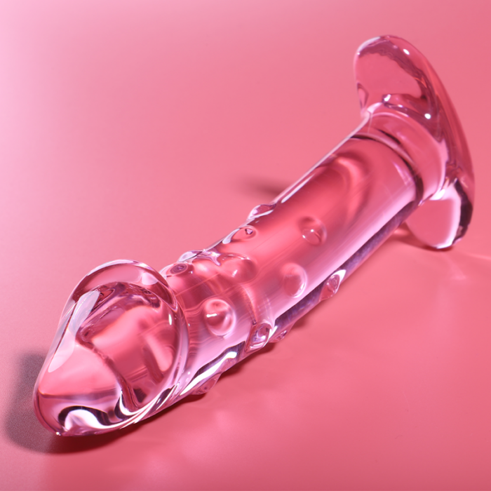NEBULA SERIES BY IBIZA - MODELO 19 DILDO CRISTAL ROSA 18.5 CM -O- 4 CM - CandyHot - Foto 2