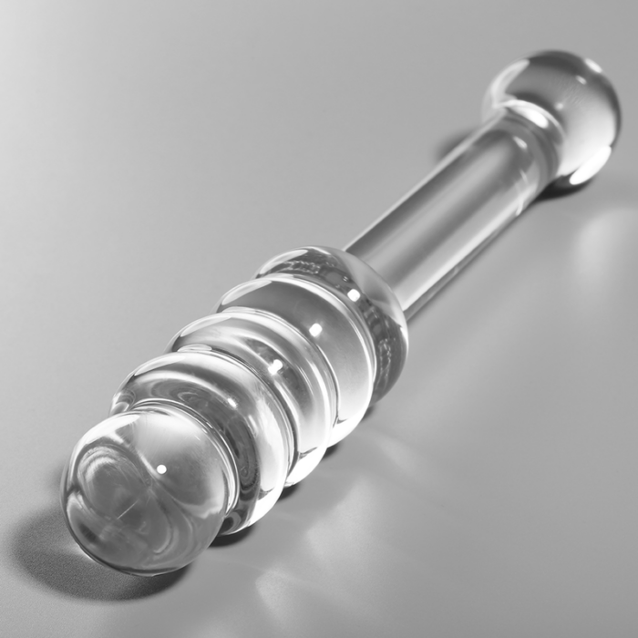 NEBULA SERIES BY IBIZA - MODELO 20 DILDO CRISTAL TRANSPARENTE 20.5 CM -O- 3 CM - CandyHot - Foto 2