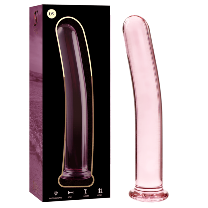 NEBULA SERIES BY IBIZA - MODELO 9 DILDO CRISTAL ROSA 15.5 CM -O- 2.5 CM - CandyHot - Foto 1