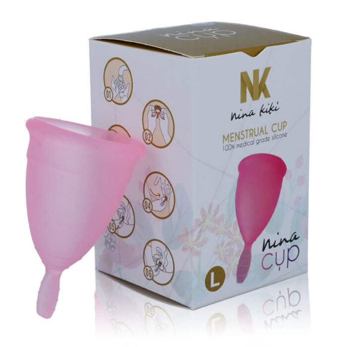 NINA KIKÍ - COPA MENSTRUAL ROSA - TALLA L - CandyHot - Foto 4