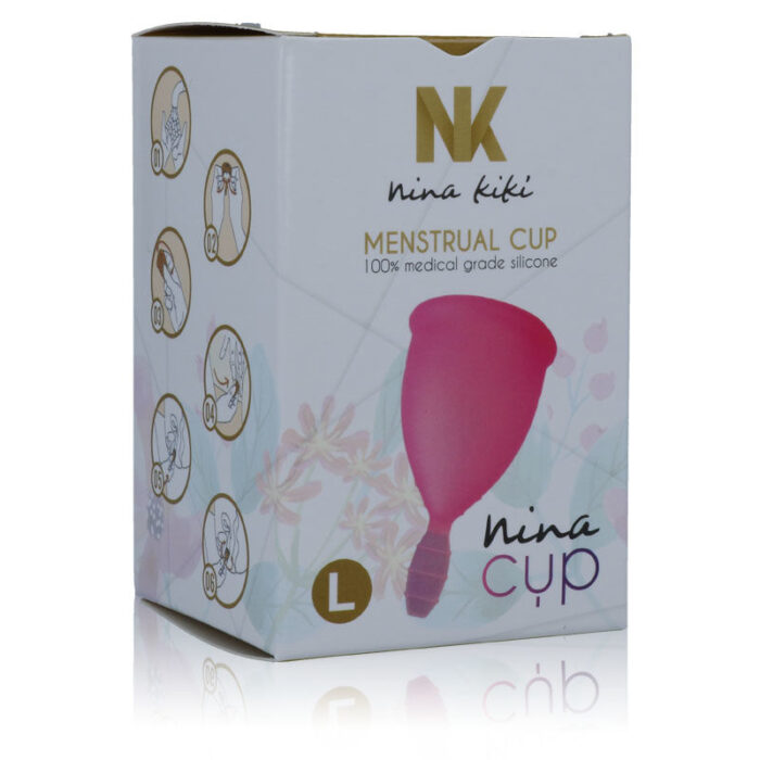 NINA KIKÍ - COPA MENSTRUAL ROSA - TALLA L - CandyHot - Foto 1
