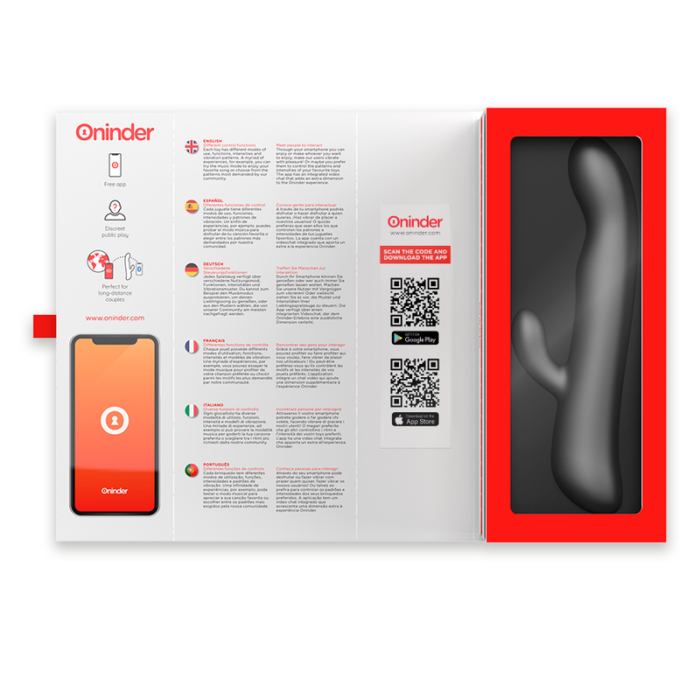 ONINDER - OSLO VIBRACIÓN & ROTACIÓN NEGRO - APP GRATUITA - CandyHot - Foto 6