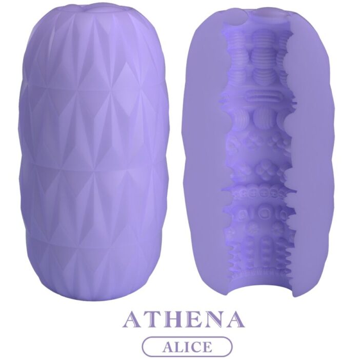 PRETTY LOVE - ATHENA ALICE MASTURBADOR MASCULINO MORADO - CandyHot - Foto 1