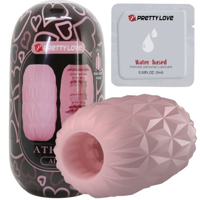 PRETTY LOVE - ATHENA ALICE MASTURBADOR MASCULINO ROSA - CandyHot - Foto 3