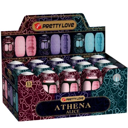 PRETTY LOVE - ATHENA ALICE PACK 15 MASTURBADORES MASCULINOS VARIOS - CandyHot - Foto 1