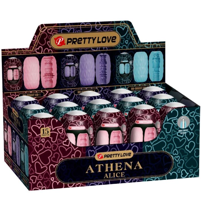 PRETTY LOVE - ATHENA ALICE PACK 15 MASTURBADORES MASCULINOS VARIOS - CandyHot - Foto 1