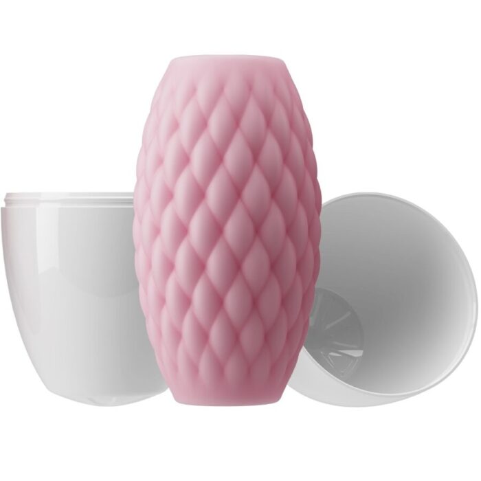 PRETTY LOVE - ATHENA EROS MASTURBADOR MASCULINO SILICONA ROSA - CandyHot - Foto 3