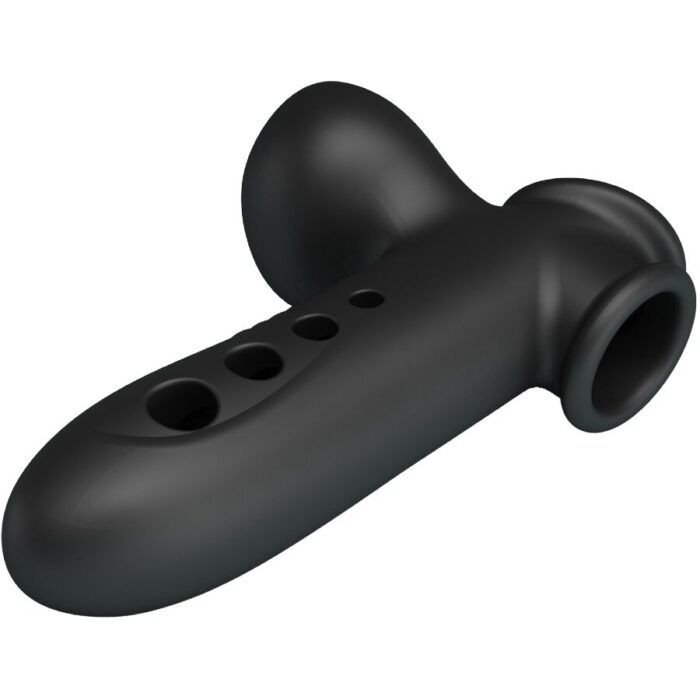 PRETTY LOVE - CRANE FUNDA PARA PENE CON AIRBAG NEGRO - CandyHot - Foto 5