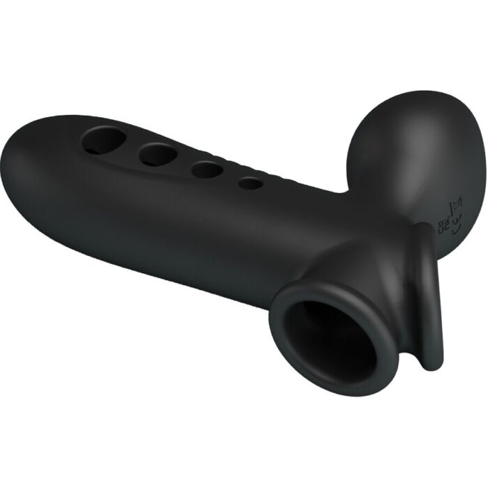 PRETTY LOVE - CRANE FUNDA PARA PENE CON AIRBAG NEGRO - CandyHot - Foto 6