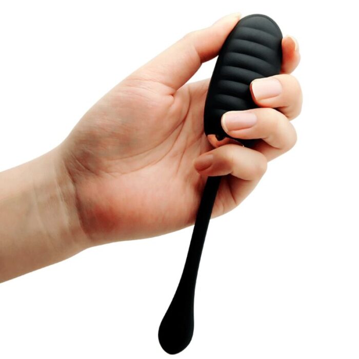 PRETTY LOVE - DOREEN HUEVO VIBRADOR DE LUJO RECARGABLE NEGRO CONTROL REMOTO - CandyHot - Foto 6