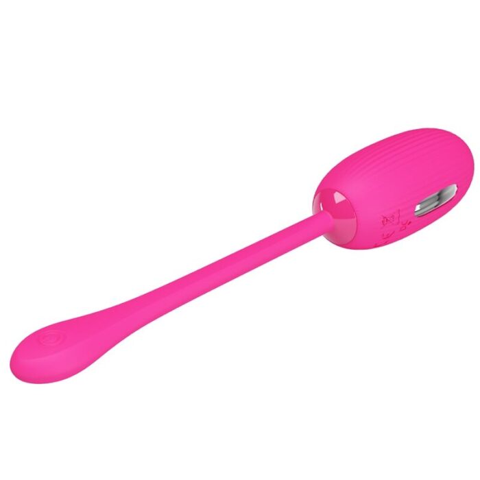 PRETTY LOVE - DOREEN HUEVO VIBRADOR RECARGABLE MAGENTA CONTROL REMOTO - CandyHot - Foto 3