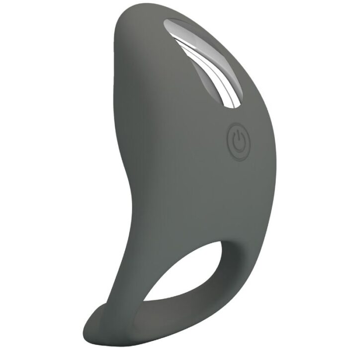 PRETTY LOVE - GEMMA ANILLO VIBRADOR CON MEMORIA GRIS - CandyHot - Foto 1