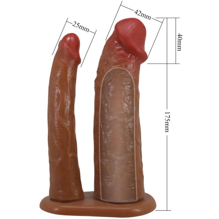 PRETTY LOVE - KEAVEN HARNESS BRIEFS UNIVERSAL & COMFORTABLE DOBLE DILDO - CandyHot - Foto 6