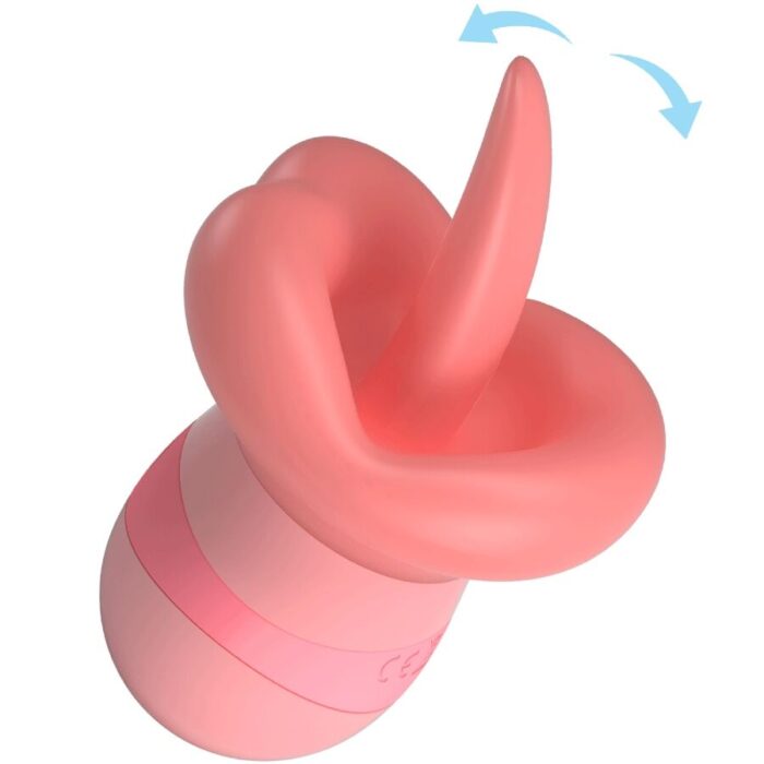 PRETTY LOVE - KYLEE LENGUA ESTIMULADORA CLÍTORIS 10 VIBRACIONES ROSA NUDE - CandyHot - Foto 6