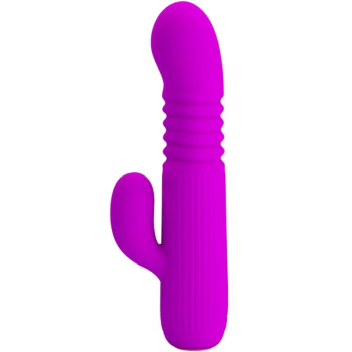 PRETTY LOVE - LEOPOLD VIBRADOR 4 VIBRACIONES 4 MODOS EMPUJE MORADO - CandyHot - Foto 2