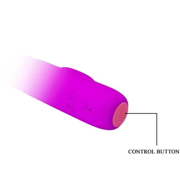PRETTY LOVE - LEOPOLD VIBRADOR 4 VIBRACIONES 4 MODOS EMPUJE MORADO - CandyHot - Foto 4