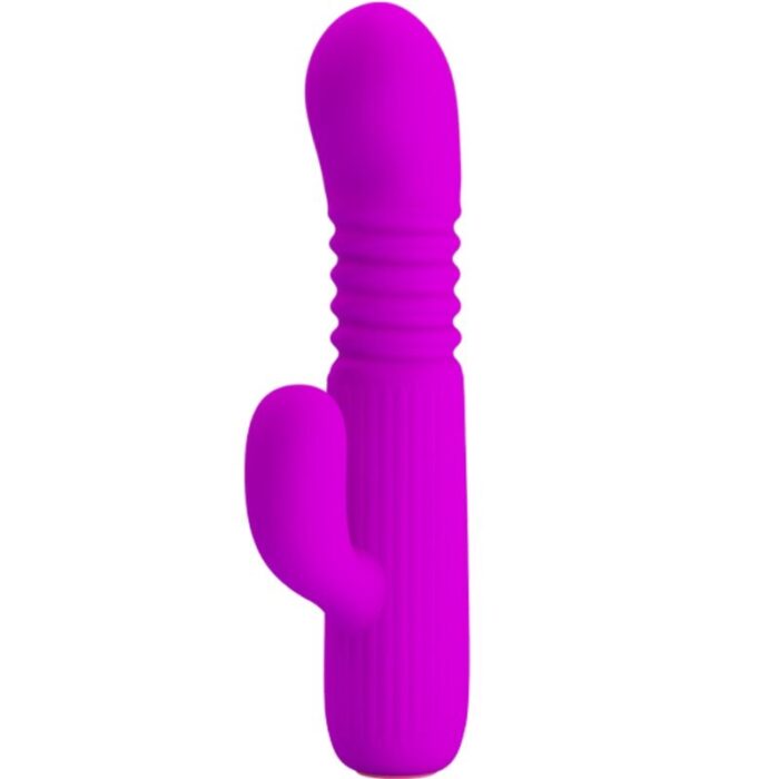 PRETTY LOVE - LEOPOLD VIBRADOR 4 VIBRACIONES 4 MODOS EMPUJE MORADO - CandyHot - Foto 1
