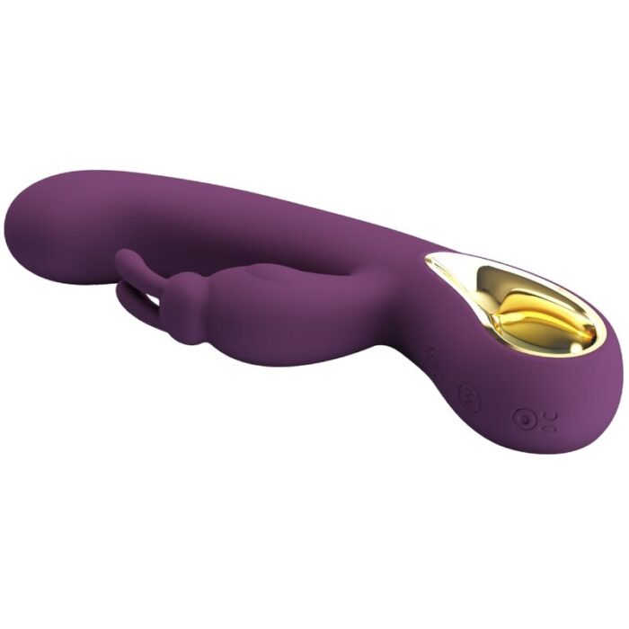 PRETTY LOVE - LIAM VIBRADOR RABBIT & PUNTO G CONTROLADO POR APP LILA - CandyHot - Foto 3