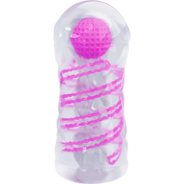 PRETTY LOVE - MASTURBADOR MASCULINO FANTASY ESPIRAL INTERNA Y BOLAS TRANSPARENTE - CandyHot - Foto 2