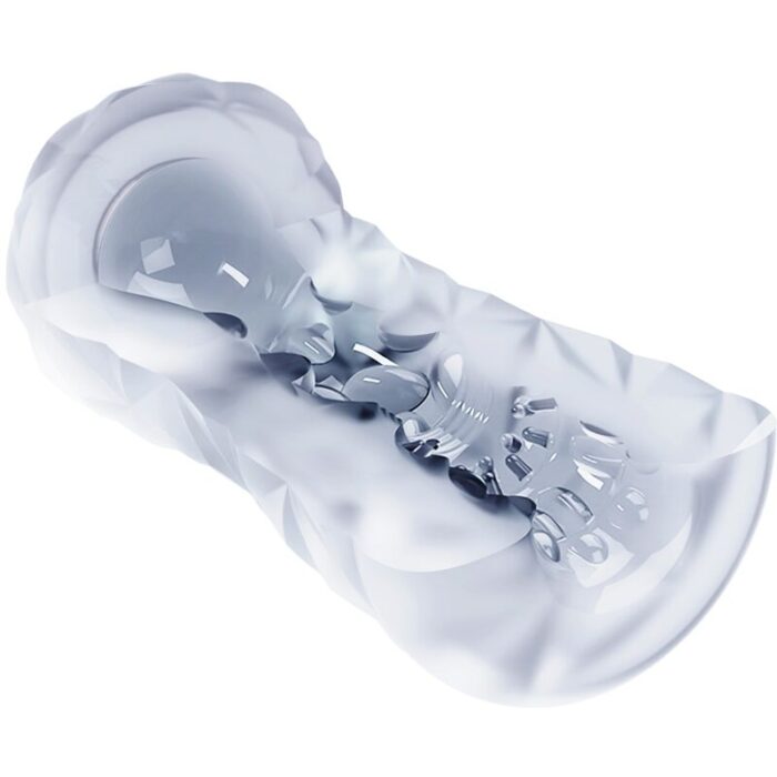 PRETTY LOVE - MASTURBADOR MASCULINO FANTASY ESPIRAL INTERNA Y BOLAS TRANSPARENTE - CandyHot - Foto 5