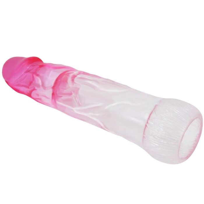 PRETTY LOVE - NERON FUNDA REALÍSTICA ALARGADORA DE 6 CM PARA PENE ROSA - CandyHot - Foto 3