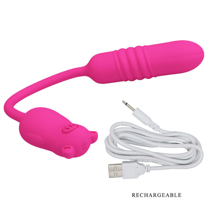 PRETTY LOVE - NOBIKUMA BALA VIBRADORA DE SILICONA ROSA - CandyHot - Foto 6